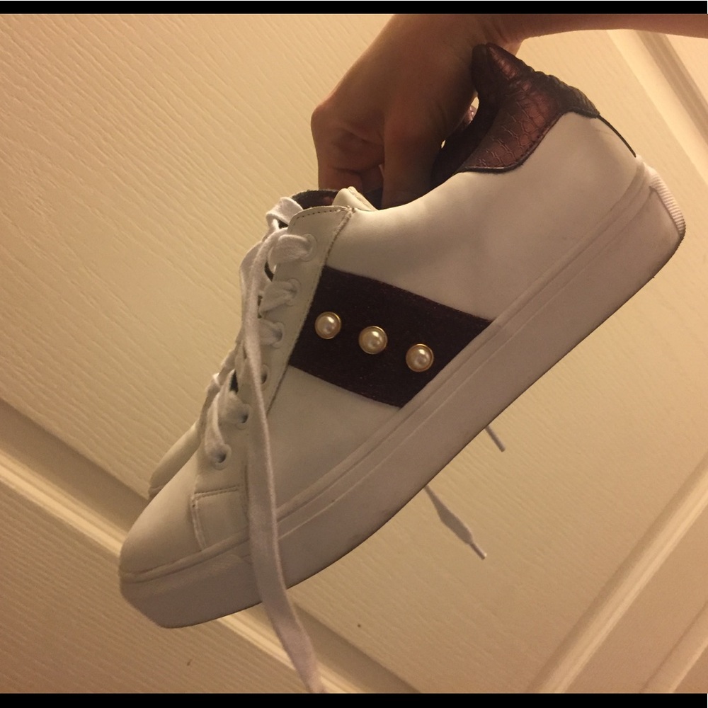 Steven by Steven Madden canea white sneakers s 8